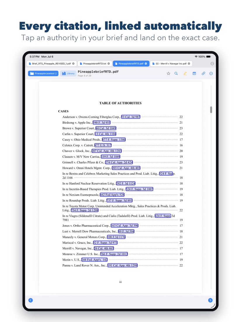 Every citation, linked automatically